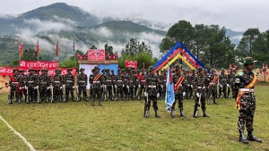 रुकुम पश्चिमको चण्डीदल गणमा ६८ जना सैनिक दिक्षित
